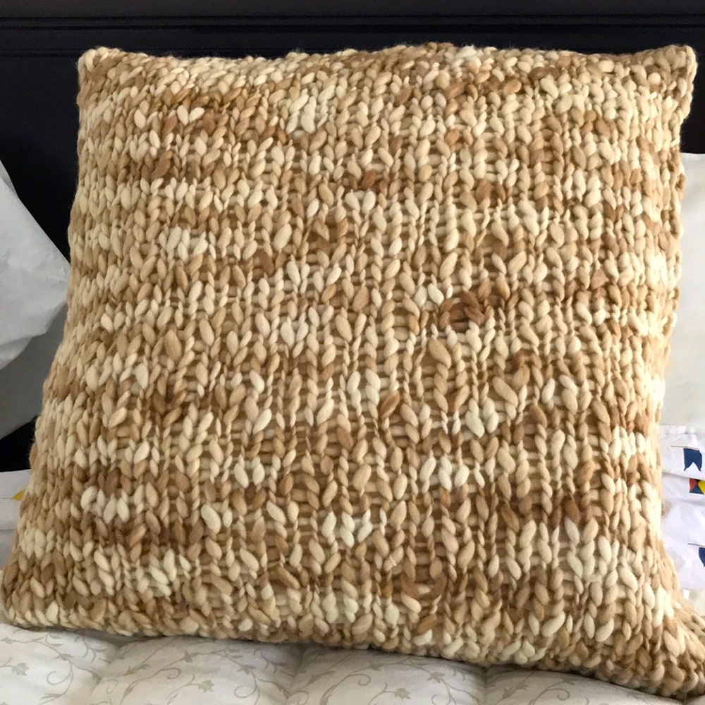 Pine Cone Hill chunky knit pillow shams